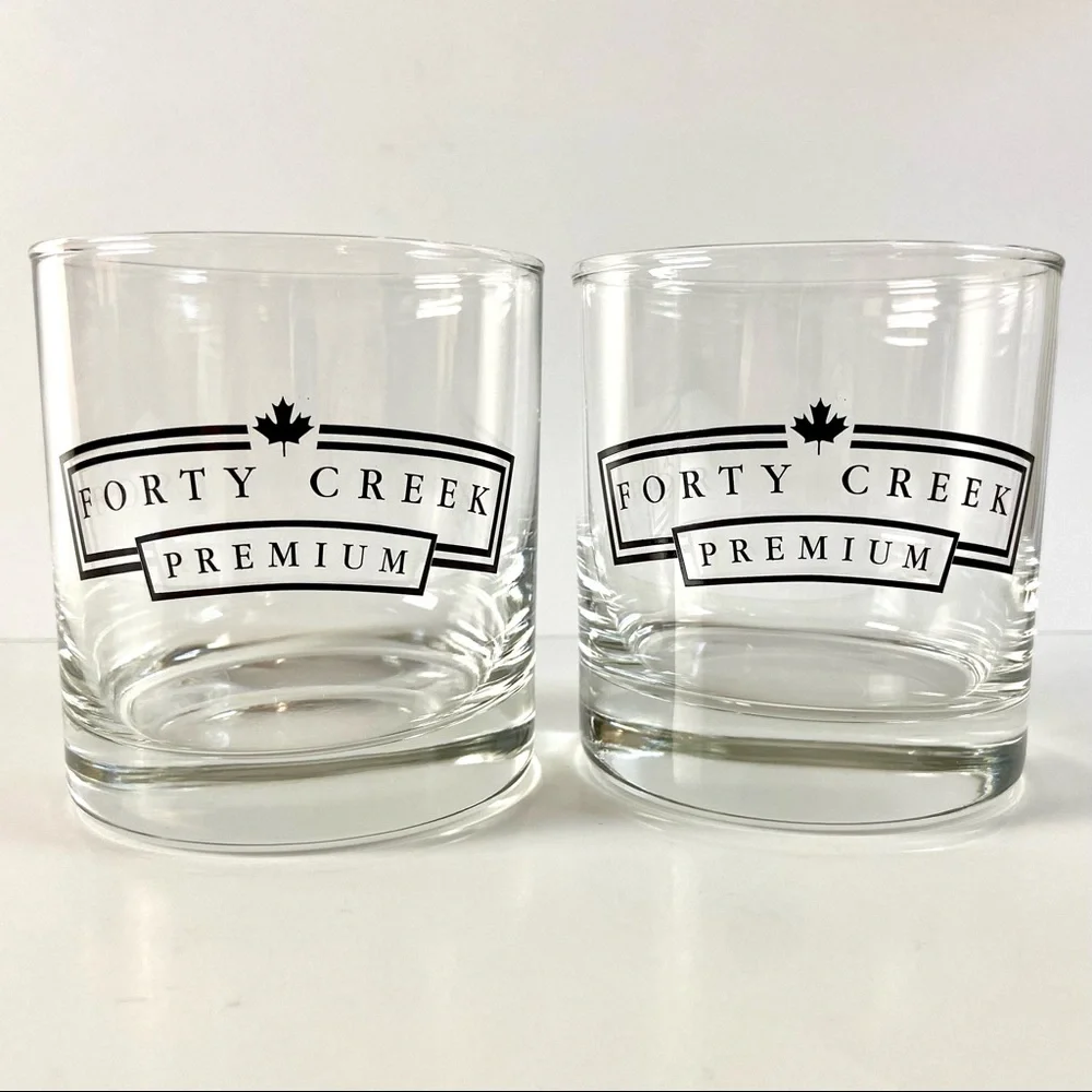 Set of 2, ✨New in Box✨Forty Creek Premium Whiskey Glasses - Picture 7 of 7